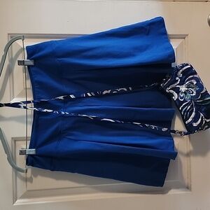 Women with Control Royal Blue SKORT.  WITH VERA BAG....  NWOT